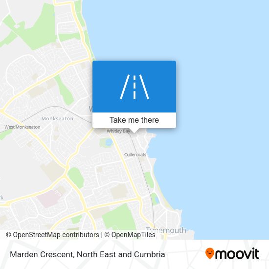 Marden Crescent map