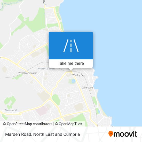 Marden Road map