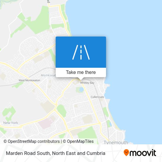 Marden Road South map