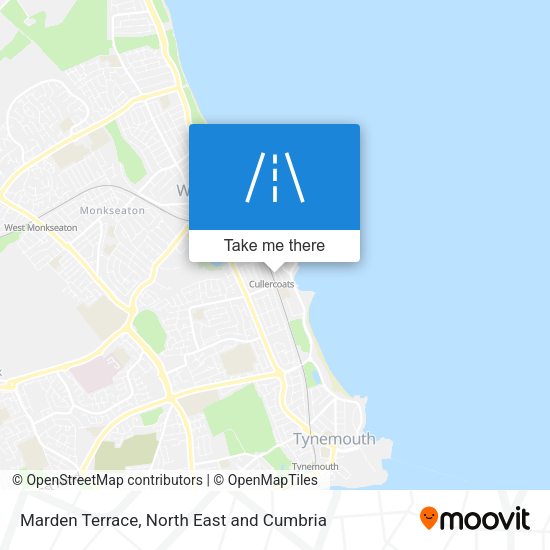 Marden Terrace map