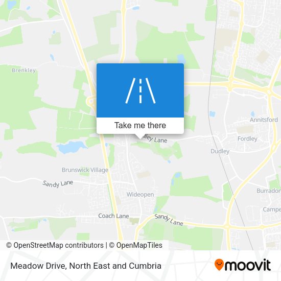 Meadow Drive map