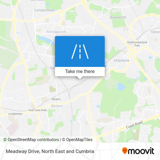 Meadway Drive map