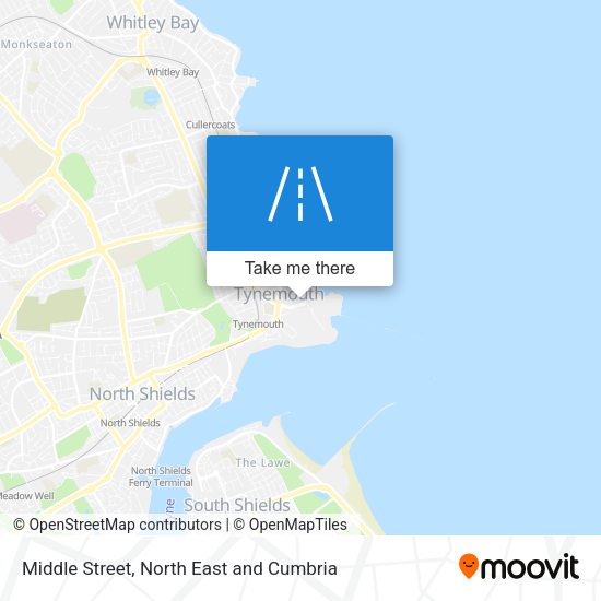 Middle Street map