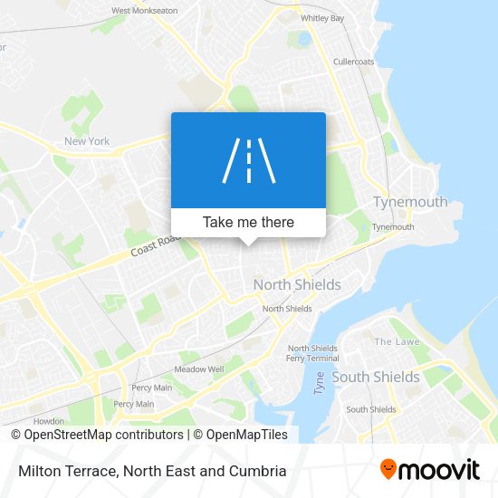 Milton Terrace map
