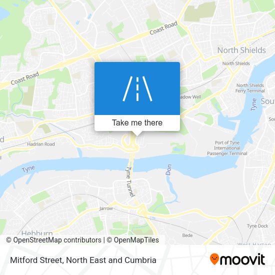 Mitford Street map