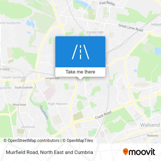 Muirfield Road map