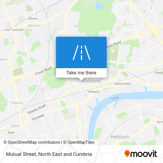 Mutual Street map