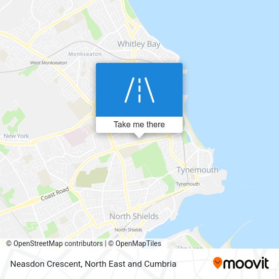 Neasdon Crescent map