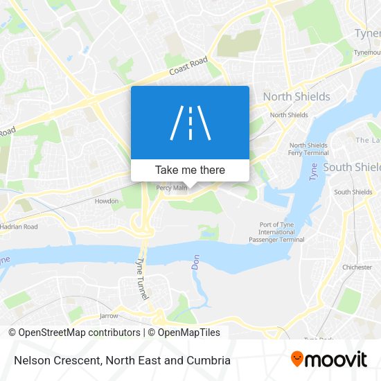Nelson Crescent map