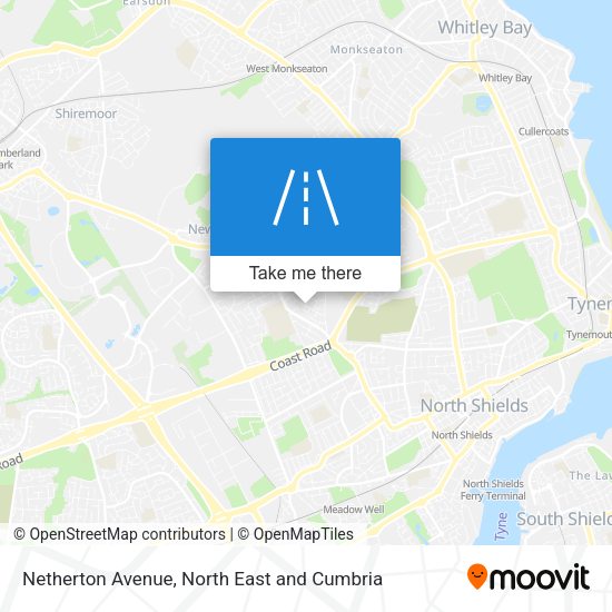 Netherton Avenue map