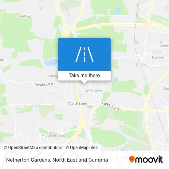 Netherton Gardens map