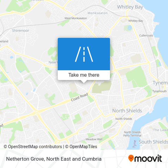 Netherton Grove map
