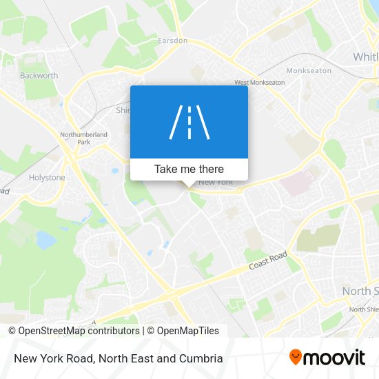 New York Road map
