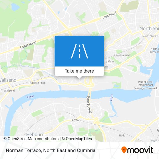 Norman Terrace map