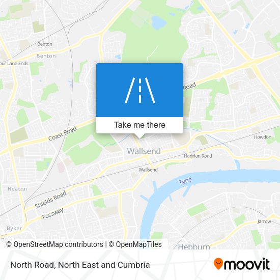 North Road map