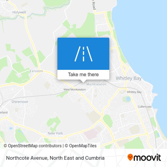 Northcote Avenue map