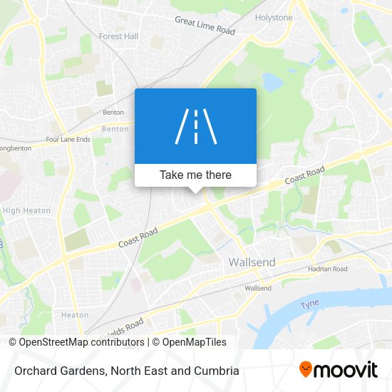 Orchard Gardens map