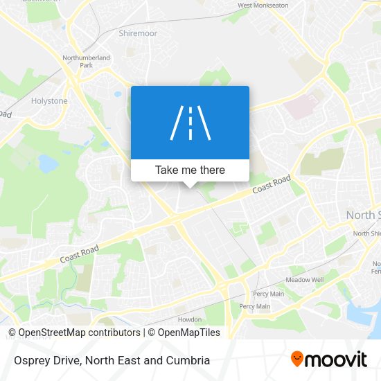 Osprey Drive map