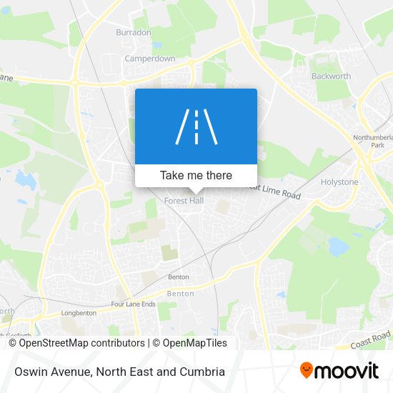 Oswin Avenue map
