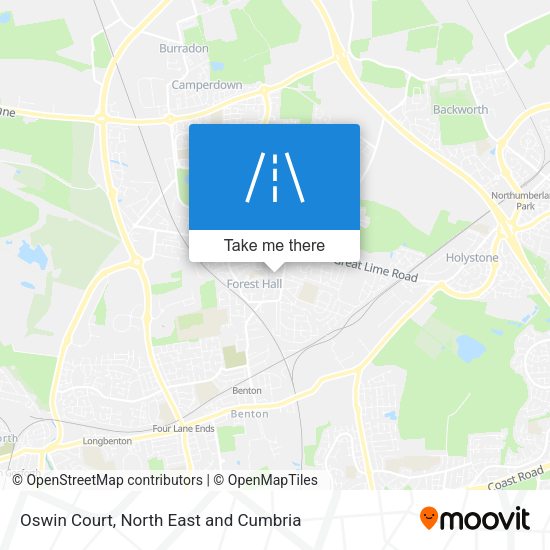 Oswin Court map