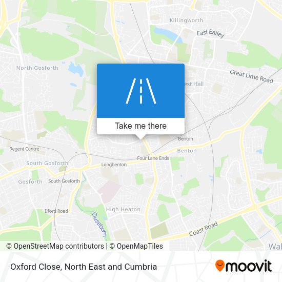 Oxford Close map