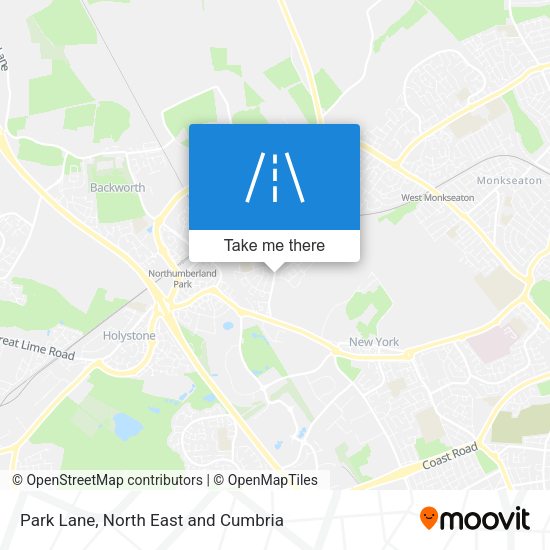 Park Lane map