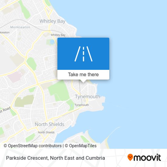 Parkside Crescent map