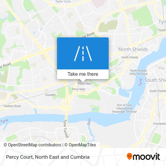 Percy Court map
