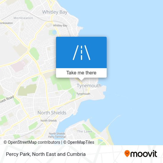 Percy Park map