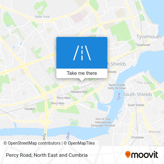 Percy Road map