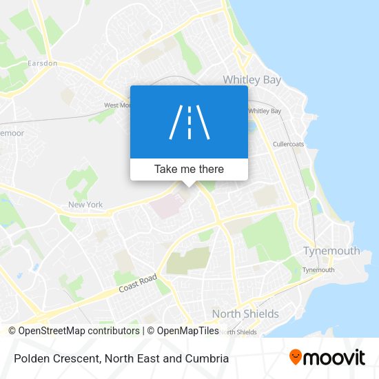Polden Crescent map