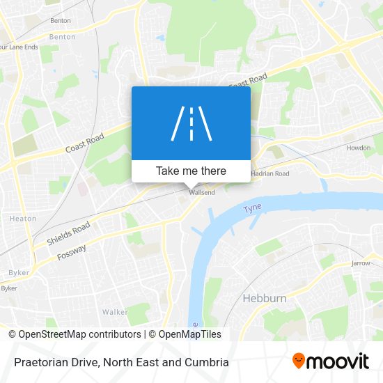 Praetorian Drive map