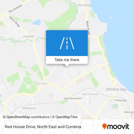 Red House Drive map