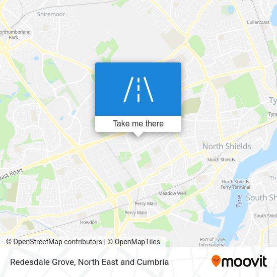 Redesdale Grove map