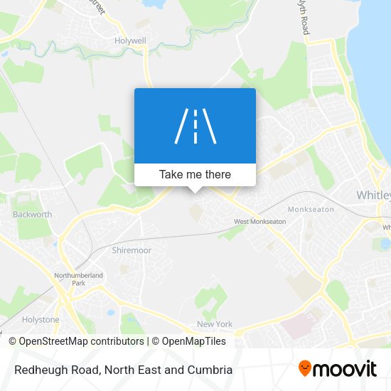 Redheugh Road map