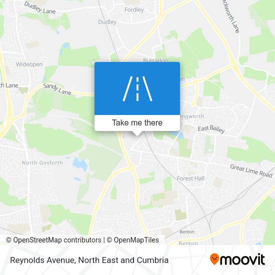 Reynolds Avenue map