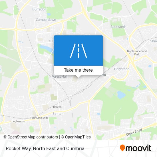 Rocket Way map