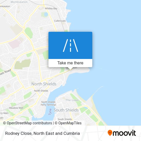 Rodney Close map