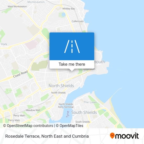 Rosedale Terrace map