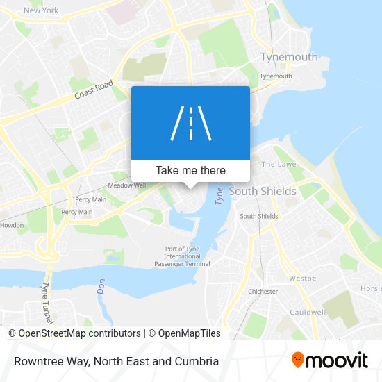 Rowntree Way map