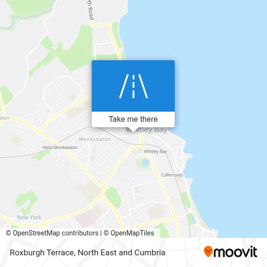 Roxburgh Terrace map