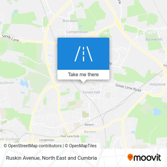 Ruskin Avenue map