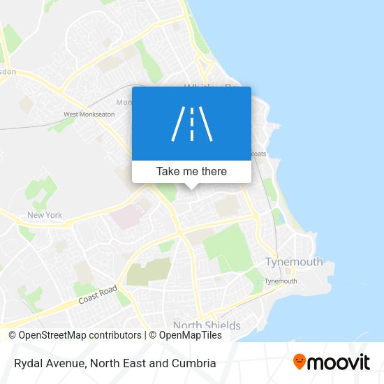 Rydal Avenue map