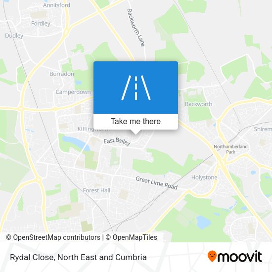 Rydal Close map
