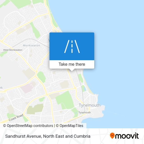 Sandhurst Avenue map