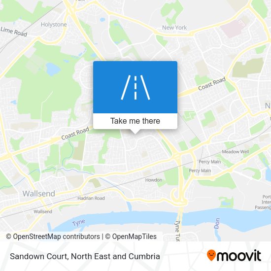 Sandown Court map