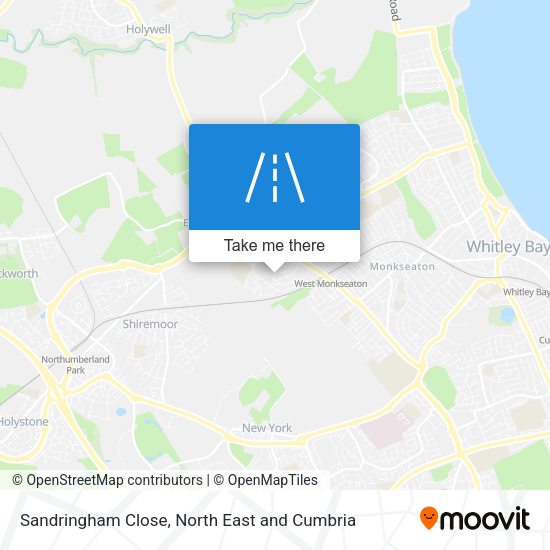Sandringham Close map
