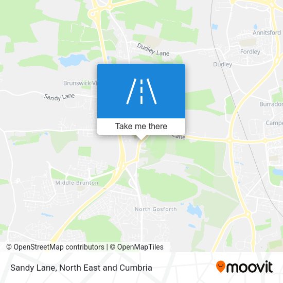 Sandy Lane map