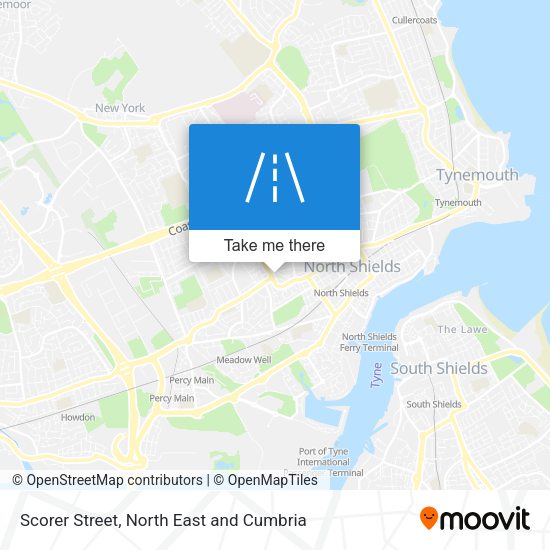 Scorer Street map