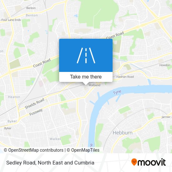 Sedley Road map